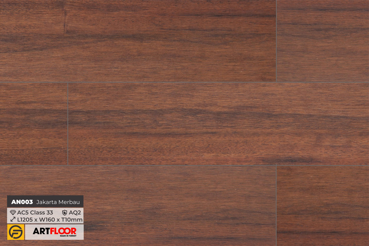 Sàn gỗ Artfloor Natural AN003 Jakarta Merbau - 10mm - AC5 - AQ2