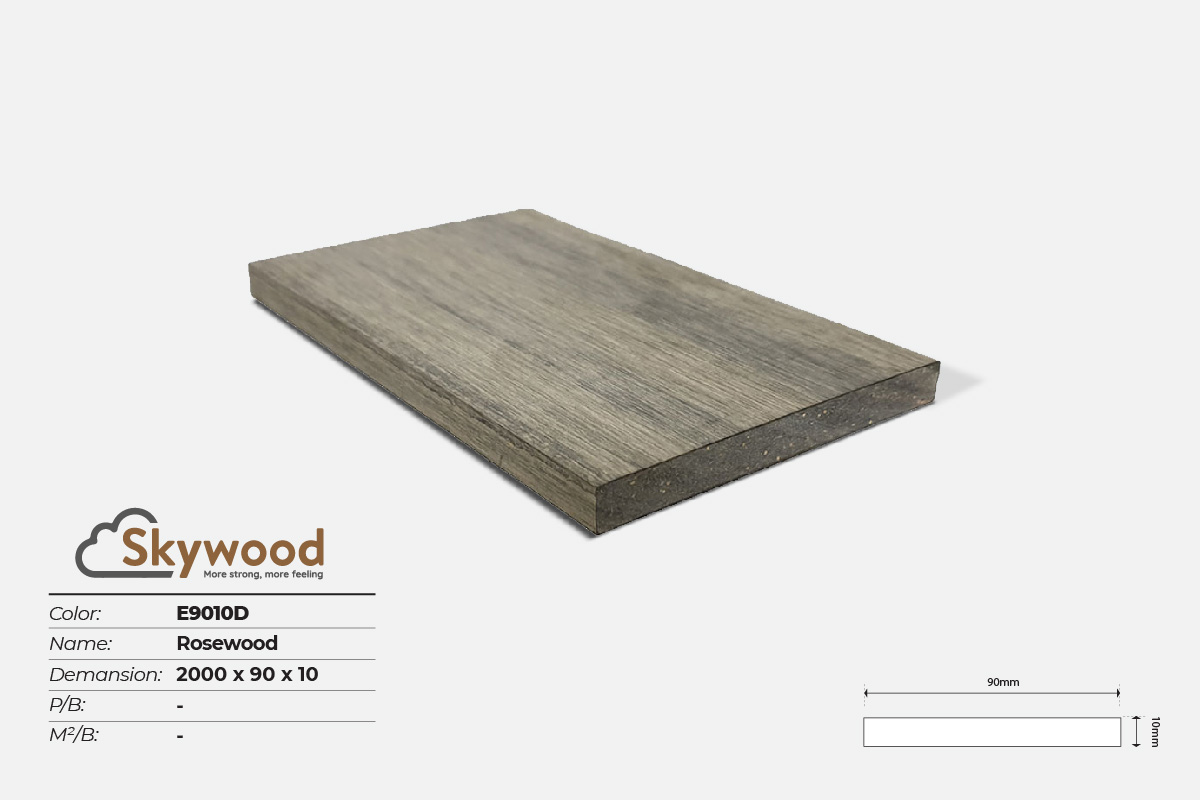 Thanh kết thúc Skywood E9010D - Driftwood - 10mm