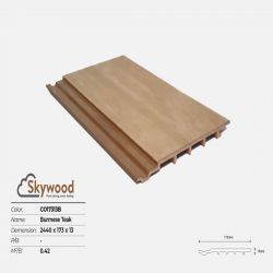 Tấm Ốp tường - Ốp trần WPC Skywood CO17313B - B.Teak - 13mm