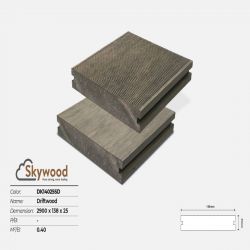 Sàn ngoài trời WPC Solid DK14025SD - Driftwood - 25mm