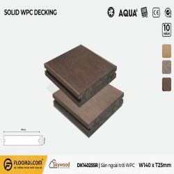 Solid WPC Decking DK14025SR - Rosewood - 25mm