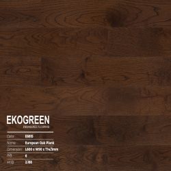 Sàn gỗ Ekogreen E6815 European Oak Plank - 14/3mm