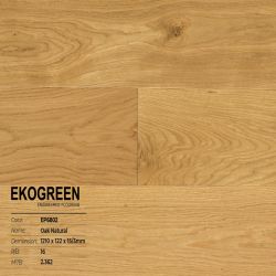 Sàn gỗ Ekogreen Premium EP6802 Oak Natural - 15/3mm