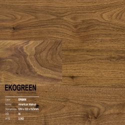 Sàn gỗ Ekogreen Premium EP6806 American Walnut - 15/3mm