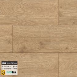 Floorpan Black Flooring FP48 Indian Oak Sandy - 8mm - AC4