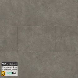 Floorpan Stone Flooring FT007 Stone Gray Concrete - 8mm - AC5