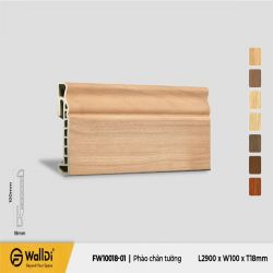 Phào chân tường FW10018-01 - Light Walnut - 18mm