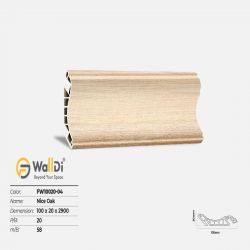 Phào cổ trần Walldi FW10020-04 - Nice Oak  - 20mm