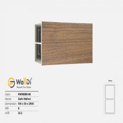 Thanh lam trang trí WalldiFW10050-05 - Dark Walnut  - 50mm