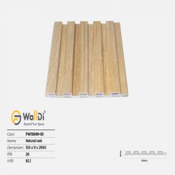 Lam nhựa 5 sóng Walldi FW15009-03 - Natural oak   - 9mm
