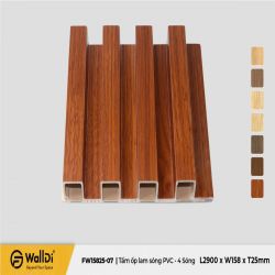 PVC Wall Decking (Indoor) - FW15825-07 - Specila Redwood - 25mm