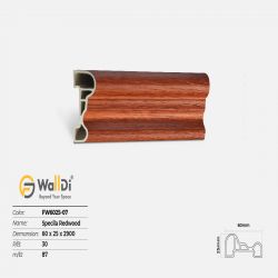 Phào chỉ lưng tường Walldi FW6025-07 - Specila Redwood - 25mm