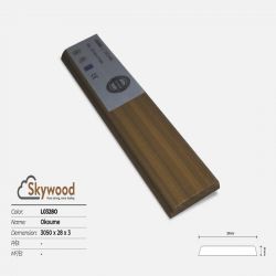 Nẹp kết thúc  Skywood L0328O - Okoume - 3mm