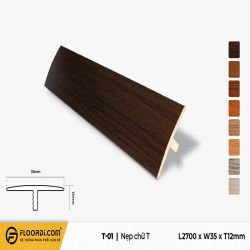 T-Section - T-01 - Black brown - 12mm