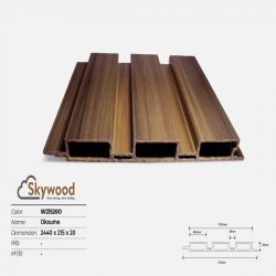 Lam nhựa 3 sóng Skywood W21520O - Okoume - 20mm