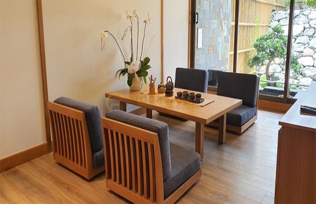 Công trình ốp sàn gỗ Floorpan góp phần mang lại vẻ đẹp tuyệt vời cho khu du lịch Yoko