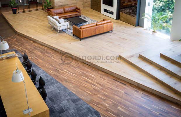 Giá 1m2 sàn gỗ tự nhiên bao nhiêu ? Dự toán chi phí lắp đặt hoàn thiện