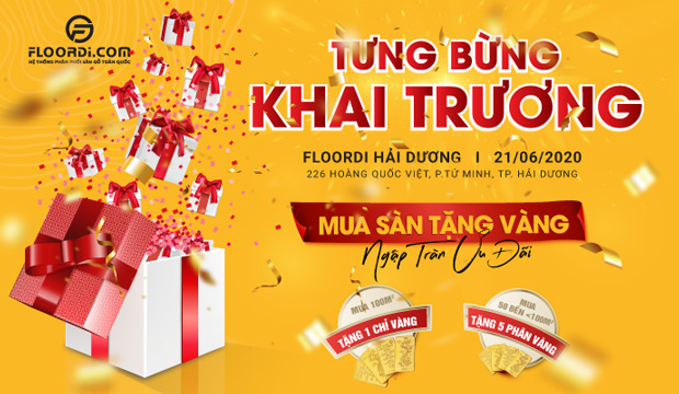 [Hải Dương] “Mua sàn tặng vàng – Ngập tràn ưu đãi”