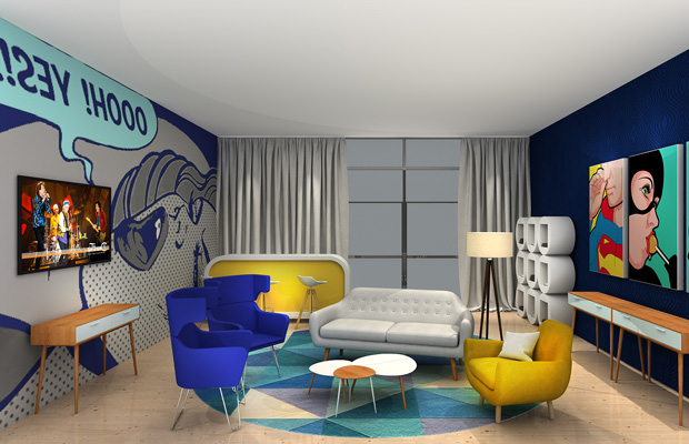 Phong cách Pop Art - Nghệ thuật của sự “Nổi loạn” trong thiết kế nội thất