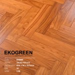 Sàn gỗ Ekogreen Herringbone EH6661 Jatoba Natural - 15/3mm