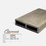 Thanh lam gỗ trang trí WPC Skywood LO9020D - Driftwood - 20mm