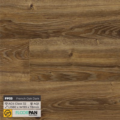 Floorpan Red Flooring FP33 French Oak Dark - 8mm - AC4