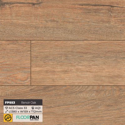 Floorpan Ruby Flooring FP553 Renoir Oak - 12mm - AC5