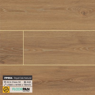 Floorpan Orange Flooring FP954 Tirol Oak - 8mm - AC4
