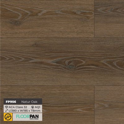 Floorpan Orange Flooring FP956 Caramel Oak - 8mm - AC4
