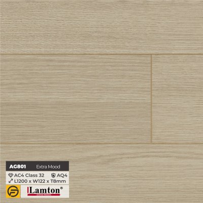 Lamton AquaGuard Flooring AG801 Mango Garden - 8mm - AC4