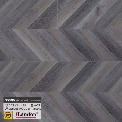 Lamton Chevron Flooring D3086 Salamanca Coloured - 12mm - AC3 - AQ3