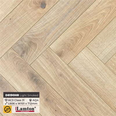 Lamton Herringbone Flooring D8190HR Light Smoked - 12mm - AC3 - AQ4