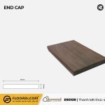 WPC End Cap - Rosewood - E9010R - 10mm