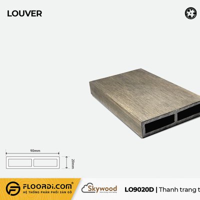 WPC Louver - LO9020D - Driftwood - 20mm