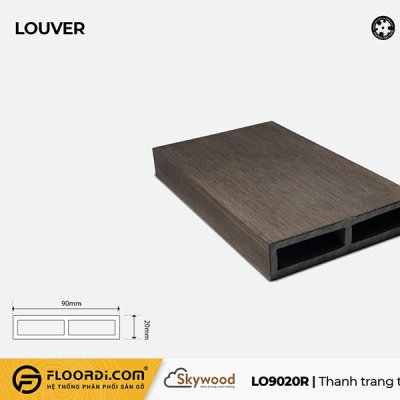WPC Louver - LO9020R - Rosewood - 20mm