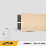 PVC Wall Decking (Indoor) - FW10050-01 - Light Walnut - 50mm