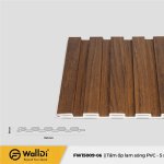 PVC Wall Decking (Indoor) - FW15009-06 - Red walnut - 9mm