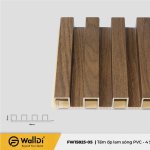 PVC Wall Decking (Indoor) - FW15825-05 - Dark Walnut  - 25mm
