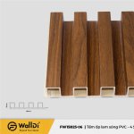 PVC Wall Decking (Indoor) - FW15825-06 - Red Walnut - 25mm