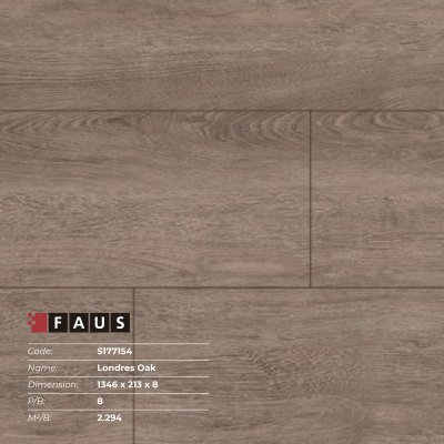Sàn gỗ S177154 - Londres Oak - 8mm - AC6