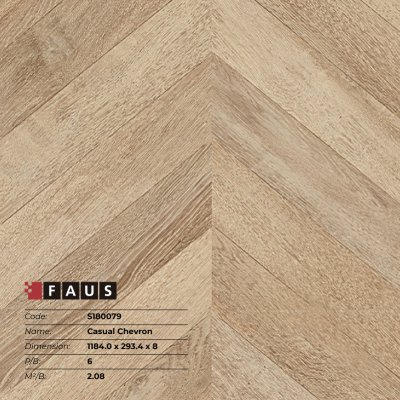 Sàn gỗ S180079 - Casual Chevron - 8mm - AC6