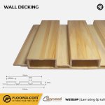 PVC Wall Decking (Indoor) - W21520P - Golden Pine - 20mm