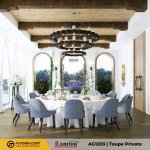 Sàn gỗ Lamton AquaGuard AG1203 Taupe Private - 12mm - AC4 - AQ4