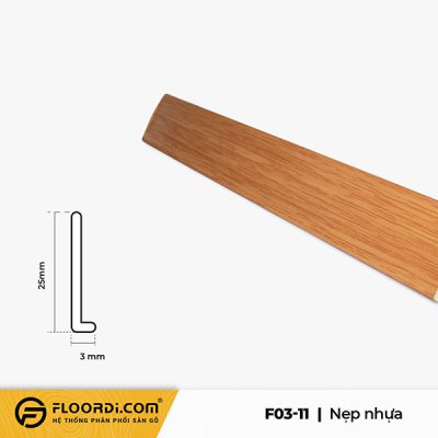 Nẹp F - F3-11 - Brown - 3mm