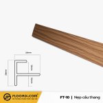 Nẹp chữ F - FT-10 - Pale Brown - 12mm