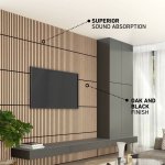 Lam sóng tiêu âm Walldi WA010 Natural Oak Veneer