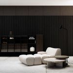 Black Oak 10′ Acoustic Slat Wood Wall Panel