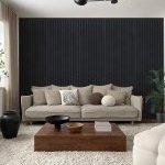 Black Oak 10′ Acoustic Slat Wood Wall Panel