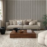 Grey Oak 10′ Acoustic Slat Wood Wall Panel