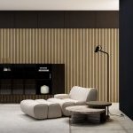 White Oak 10' - Acoustic Slat Wood Wall Panel